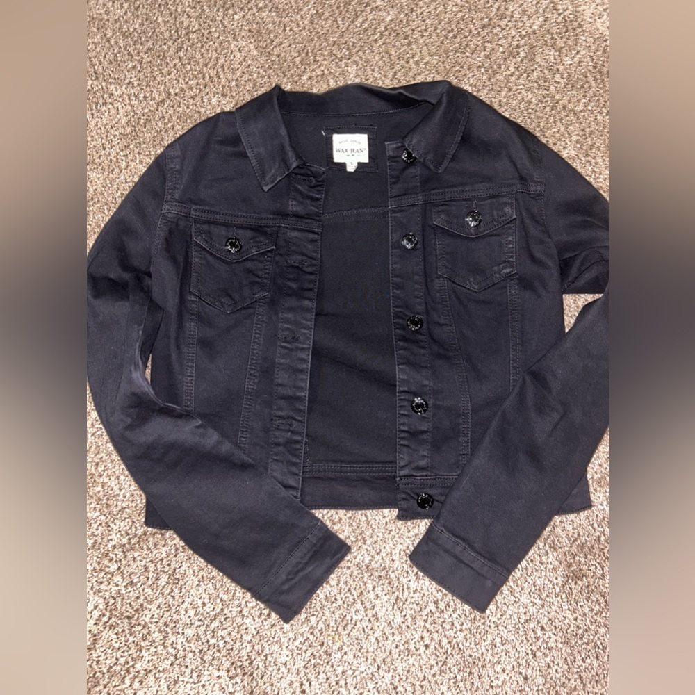 Black Jean Jacket